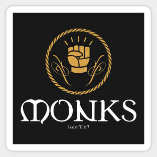 Monks Monk Tabletop RPG Addict Sticker